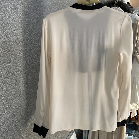 MICHAEL KORS tuxedo blouse SZ4 - Picture 3 of 7